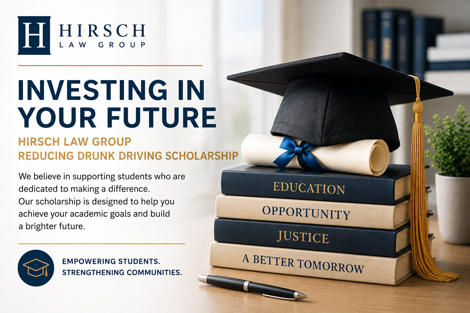 Investing in your future - Hirsch Law Group Scholarship
